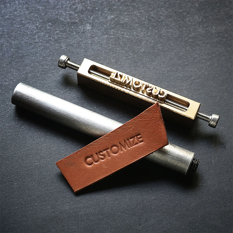 composteur kit alphabet à marquer le cuir