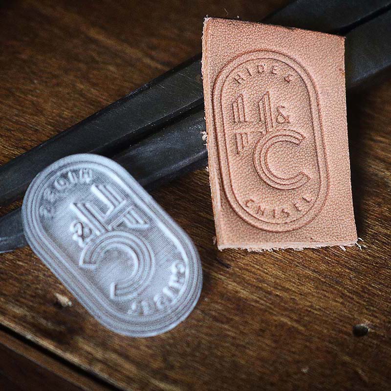 tampons en acrylique pour le cuir